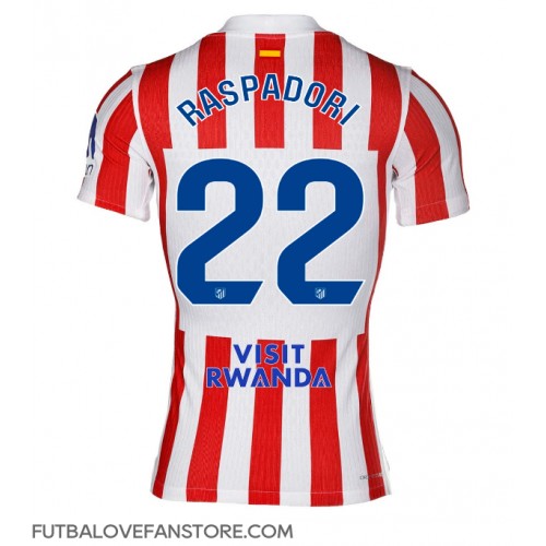 Atletico Madrid Giacomo Raspadori #22 Domáci futbalový dres 2025-26 Krátky Rukáv Atletico Madrid Giacomo Raspadori #22 Domáci futbalový dres 2025-26 Krátky Rukáv